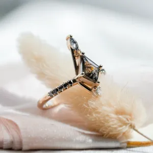 Extravagantní prsten se salt and pepper diamanty SANIA Thumbnail