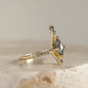 Extravagantní prsten se salt and pepper diamanty SANIA Thumbnail