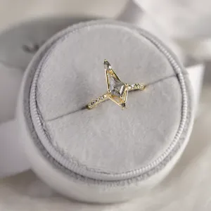 Extravagantní prsten se salt and pepper diamanty SANIA Thumbnail