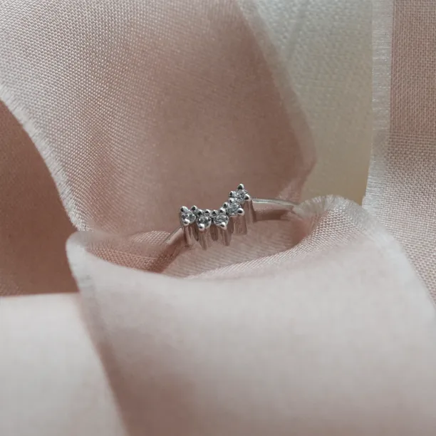 Zlatý diamantový prsten EMILIA Image