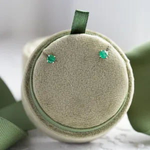 Zlaté náušnice se smaragdy FELI Thumbnail