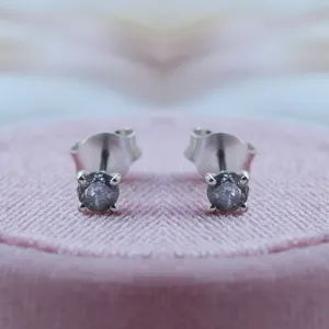 Zlaté náušnice se salt and pepper diamanty FELI Thumbnail