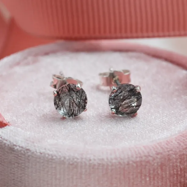 Zlaté náušnice s quartzy FELI Image