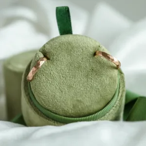 Zlaté kruhové náušnice s nerovnoměrným tvarem BREE Thumbnail