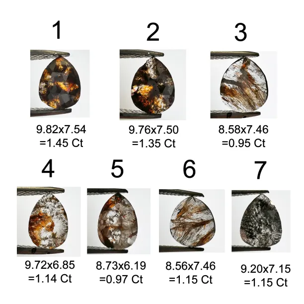 Zlatý prsten se salt and pepper diamantem a postranními diamanty KERRI Image