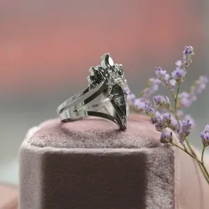 Okázalý set prstenů ze zlata se salt and pepper diamanty FIERA Thumbnail