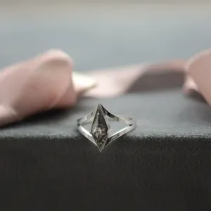 Okázalý set prstenů ze zlata se salt and pepper diamanty FIERA Thumbnail