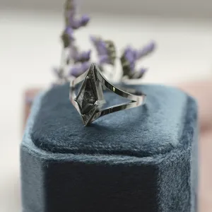 Okázalý set prstenů ze zlata se salt and pepper diamanty FIERA Thumbnail