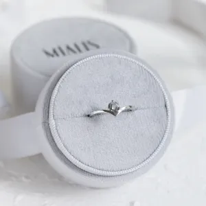 Zlatý prsten s mechovým achátem AMY Thumbnail