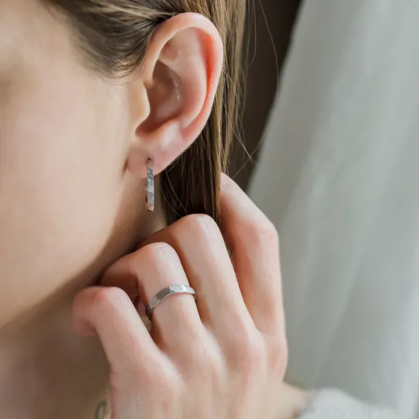 Zlaté kruhové náušnice ABBY Image