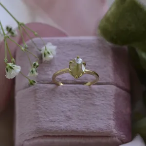 Prsten se salt and pepper diamantem ze zlata OLLY Thumbnail