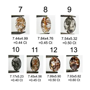 Prsten se salt and pepper diamantem ze zlata OLLY Thumbnail