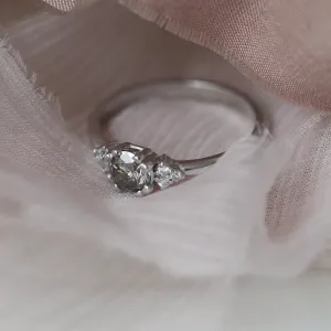 Gold ring with salt and pepper diamond 0.5ct MONNY Thumbnail