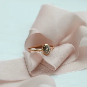 Zlatý prsten s diamantem salt and pepper HIKS Thumbnail