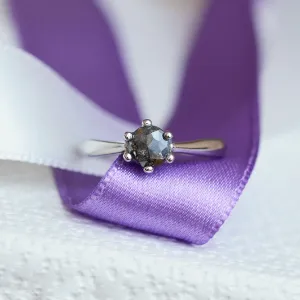 Prsten s diamantem salt and pepper 0.5ct DORE Thumbnail