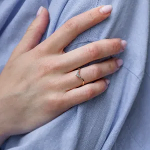 Zlatý prsten s diamanty salt and pepper WENDY Thumbnail