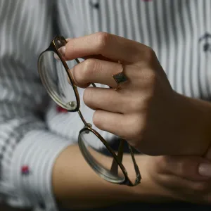 Originální prsten s diamantem salt and pepper ADEL Thumbnail