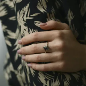 Originální prsten s diamantem salt and pepper ADEL Thumbnail