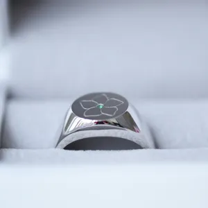 Pánský prsten se smaragdem CLARK Thumbnail