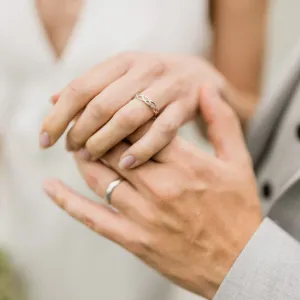 Propletené snubní prsteny ze zlata JAZ Thumbnail