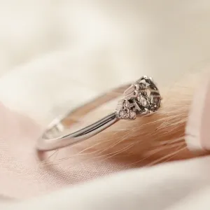 Prsten ze zlata s quartz drahokamem a diamanty MONNY Thumbnail