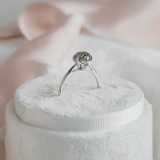 Zlatý prsten s rutil quartzem OLLY Image