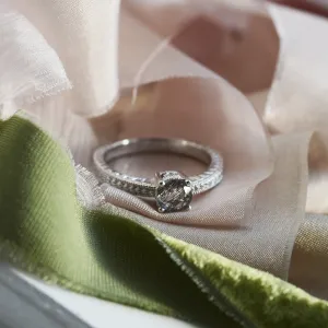 Zlatý prsten s rutil quartzem ve viktoriánském stylu STAI Thumbnail