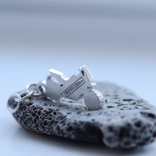 Stříbrná pánská klíčenka s gravírem SERI Image