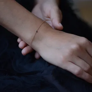 Zlatý náramek s černým diamantem BALA Thumbnail