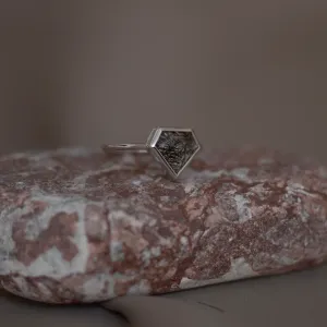 Zlatý minimalistický prsten s rutil quartzem ALMONTE Thumbnail