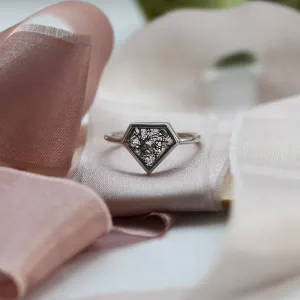 Zlatý minimalistický prsten s rutil quartzem ALMONTE Thumbnail