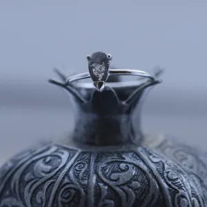 Zlatý prsten s diamantem salt and pepper ESSO Thumbnail