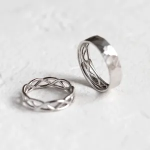 Propletené snubní prsteny ze zlata JAS Thumbnail