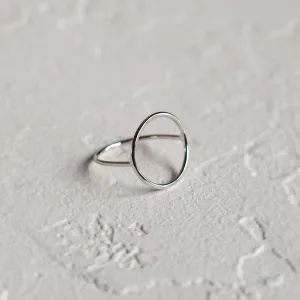 Minimalistický zlatý prsten s kruhem NORE Thumbnail
