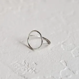 Minimalistický zlatý prsten s kruhem NORE Thumbnail