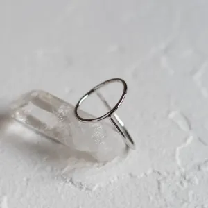 Minimalistický zlatý prsten s kruhem NORE Thumbnail