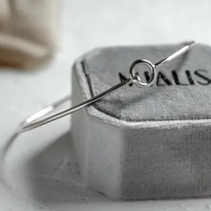 Jednoduchý pevný náramek ze zlata FARET Thumbnail