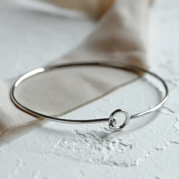 Jednoduchý pevný náramek ze zlata FARET Image