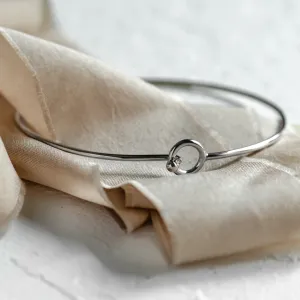 Jednoduchý pevný náramek ze zlata FARET Thumbnail