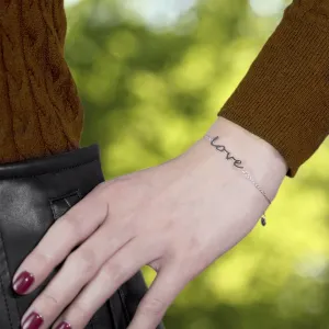 Zlatý náramek s vlastním nápisem Hamna Thumbnail