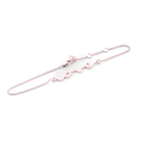 Zlatý náramek s vlastním nápisem Hamna Image