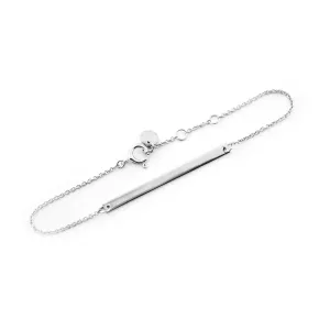 Minimalistický zlatý náramek s libovolným gravírem Plofi Thumbnail