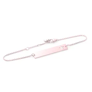 Gold bar bracelet with custom engraving REMA Thumbnail