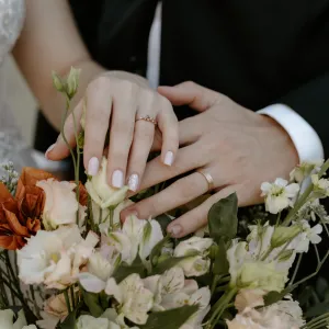 Gold ring with salt and pepper diamonds CLARA Thumbnail