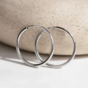 Gold hoop earrings MOZZA