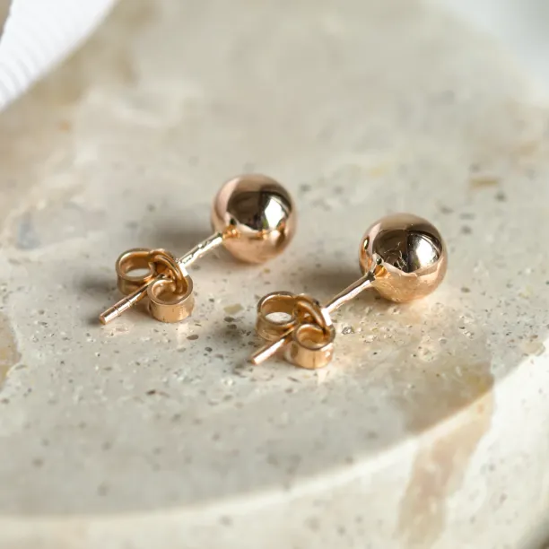 Gold ball earrings ALIANO Image