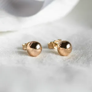 Gold ball earrings ALIANO Thumbnail