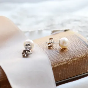 Napichovací náušnice s perlami QIANA Thumbnail