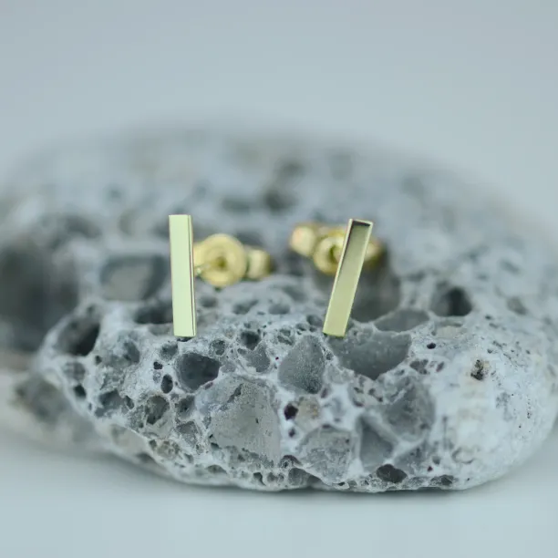 Zlaté minimalistické náušnice MINI Image