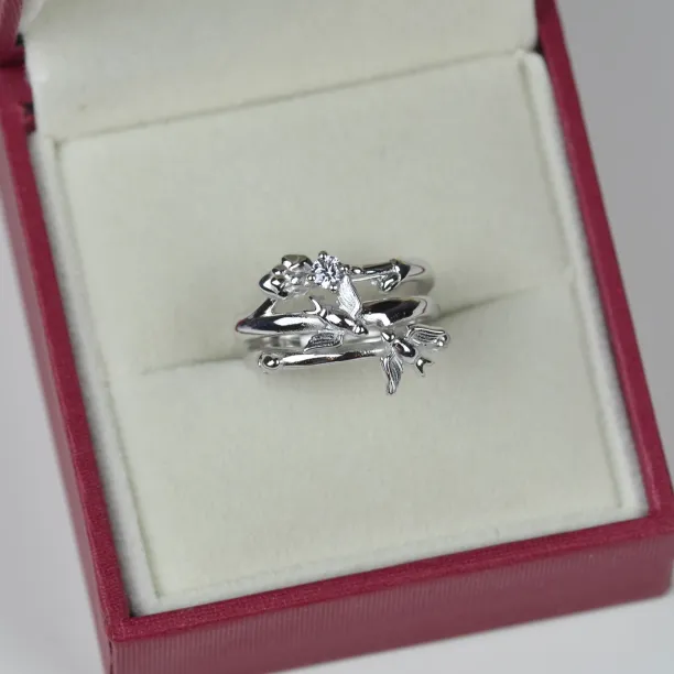 Zlatý prsten se smaragdem GINA Image